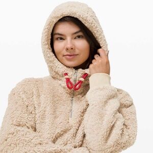 Lululemon Oh So Sherpa Half Zip Trench Size 6